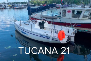 Минитонник Tucana 21 - обзор нашей парусной яхты
